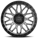 Lock Off-Road Combat Wheels (Matte Grey)