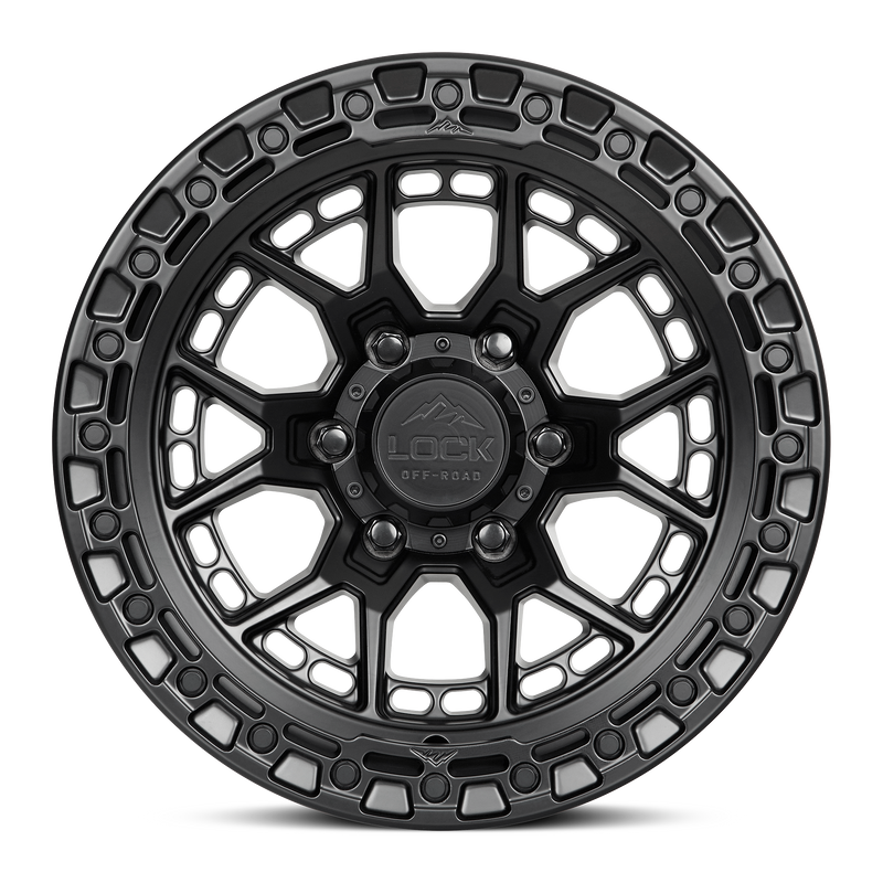 Lock Off-Road Commando Wheel (Matte Black)