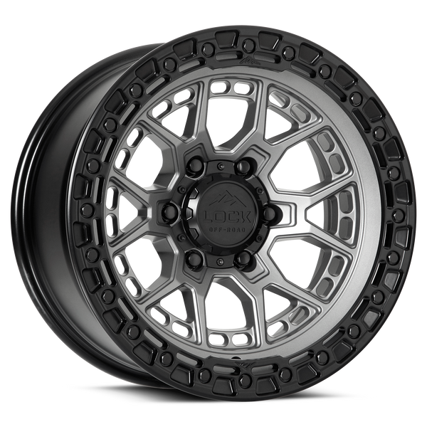 Lock Off-Road Commando Wheel (Matte Grey)
