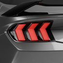 2024-Current Ford Mustang Dry Carbon Taillight Cover - Aspire Auto Accessories
