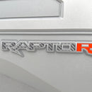 Raptor Tailgate Emblem Inserts Fits 2017-2026 Ford F-150 Raptor