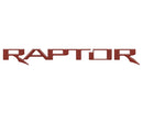 Raptor Tailgate Emblem Inserts Fits 2017-2026 Ford F-150 Raptor