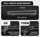 TRAXX™ - Assault Track Picatinny Dash Bracket With 20LITE Phone Holder & CB Microphone Holder | 2016 - 2023 Toyota Tacoma - Aspire Auto Accessories