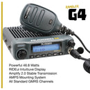 Toyota Tacoma, 4Runner, Sequoia, Lexus Two-Way GMRS Mobile Radio Kit
