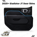 Adventure Life USA Door Skins Black Topo for Gladiator JT (2020-2024)