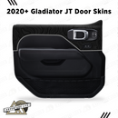 Adventure Life USA Door Skins Black Topo for Gladiator JT (2020-2024)