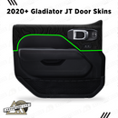 Adventure Life USA Door Skins Black Topo for Gladiator JT (2020-2024)