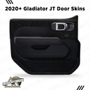 Adventure Life USA Door Skins Black Topo for Gladiator JT (2020-2024)