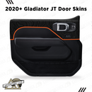 Adventure Life USA Door Skins Black Topo for Gladiator JT (2020-2024)