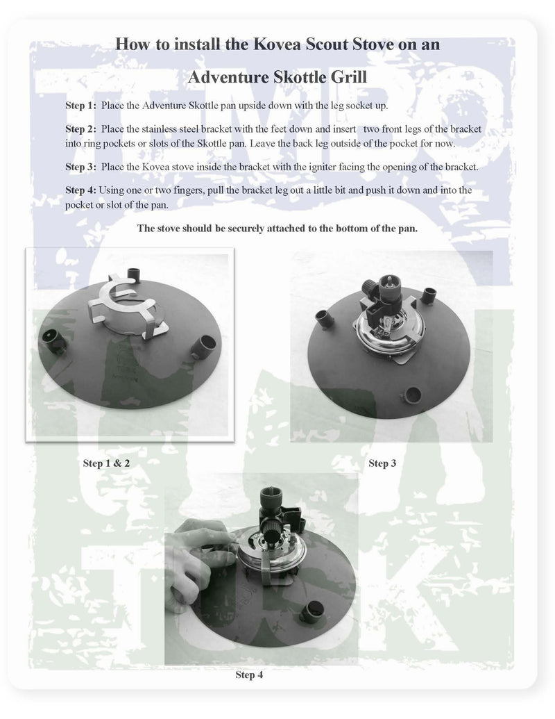 TemboTusk Adventure Skottle Grill Kit