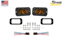 Diode Dynamics C2 2.0 Yellow Pro Flush Mount LED Pod (Pair) - Aspire Auto Accessories
