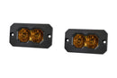 Diode Dynamics C2 2.0 Yellow Sport Flush Mount LED Pod (Pair) - Aspire Auto Accessories