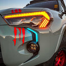 LED DRL Fog Light Fang Bezel Kit for 4Runner (2014-2024)
