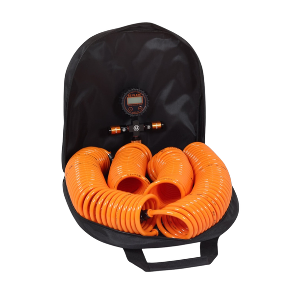 EZ Flate Recoil 4-Way Hose Kit with Standard Manifold