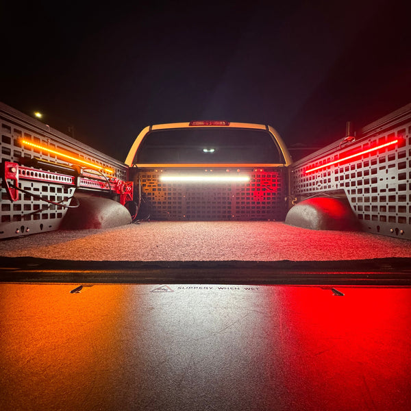 GoFluxx 36 Inch Tri-Color Dimming LED Strip (White/Red/Amber)