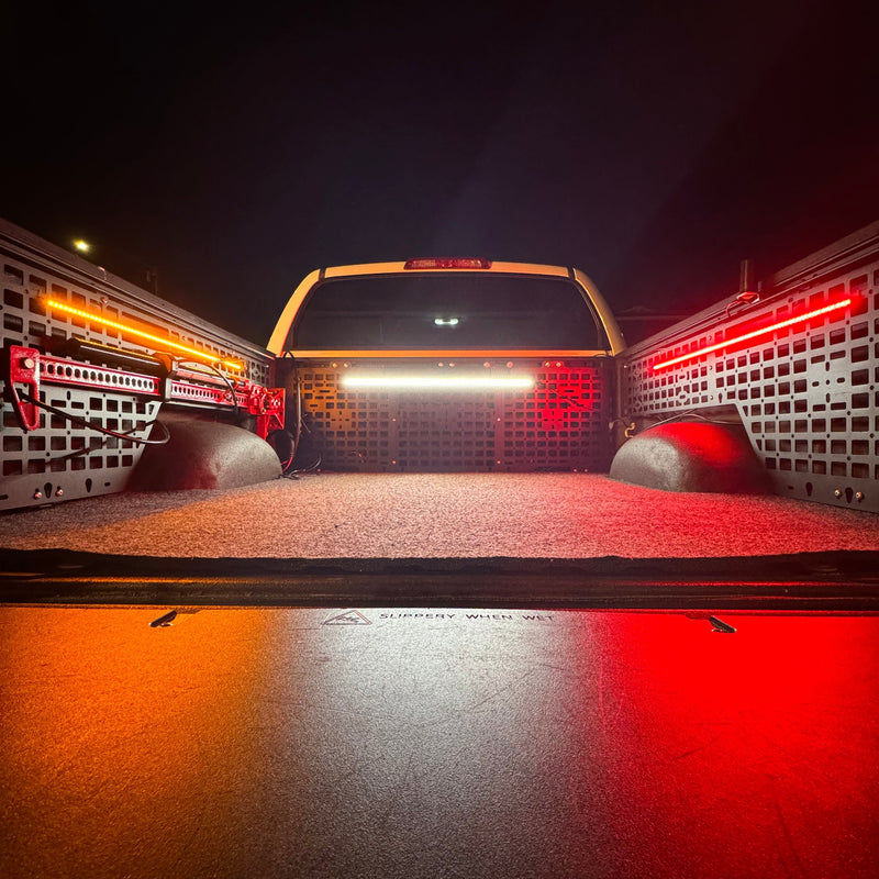 GoFluxx 12 Inch Tri-Color (White/Red/Amber) Dimming LED Strip