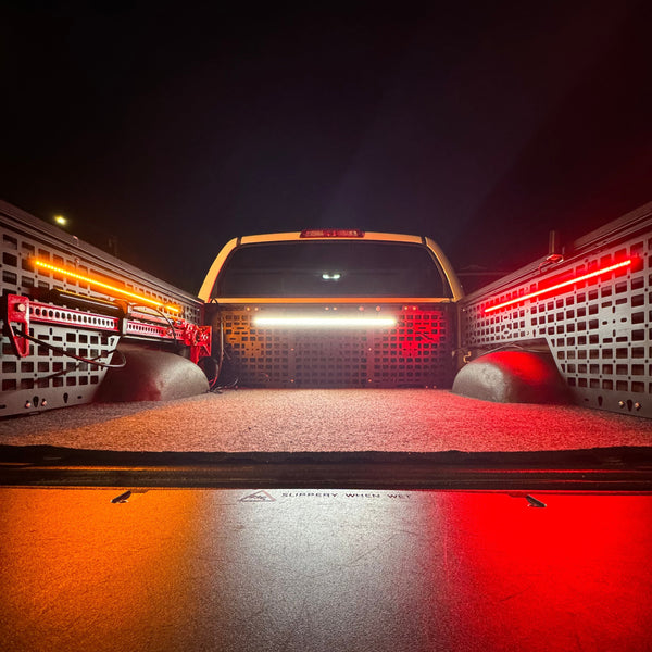 GoFluxx 24 Inch Tri-Color Dimming LED Strip (White/Red/Amber)