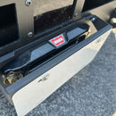 Backwoods Adventure Mods Flip Up Front License Plate Holder Hawse Fairlead