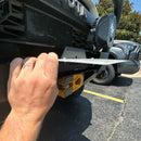 Backwoods Adventure Mods Flip Up Front License Plate Holder Hawse Fairlead