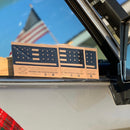 Tactilian American Flag Vehicle Magnets (Black)