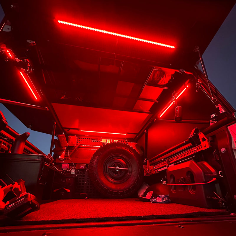 GoFluxx 24 Inch Red/White Dimming LED Strip