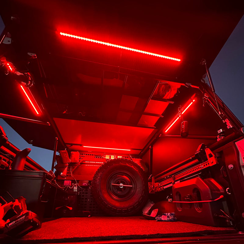 GoFluxx 12 Inch Red/White LED Strip