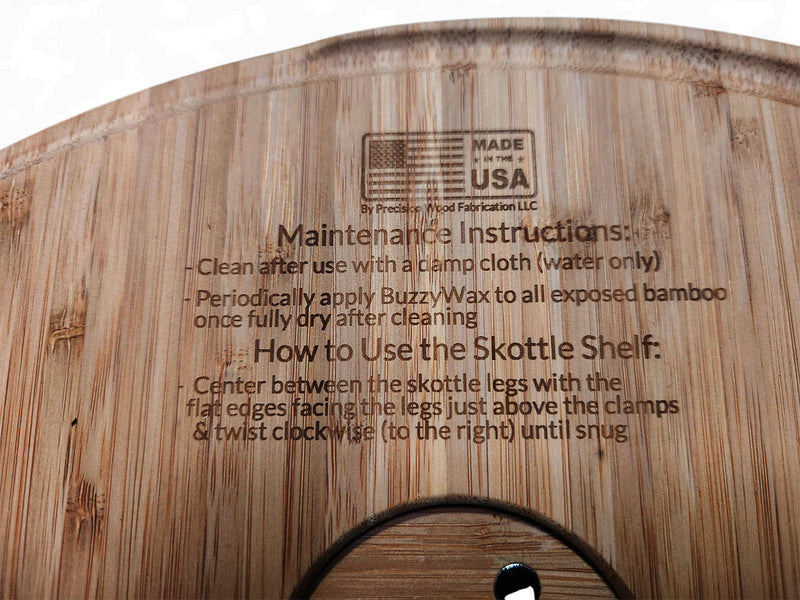 TemboTusk Skottle Shelf and Table Top Kit