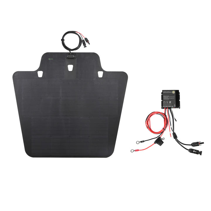Lensun 105W Hood/Bonnet Flexible Solar Panel for Jeep Wrangler JK (2007-2018)