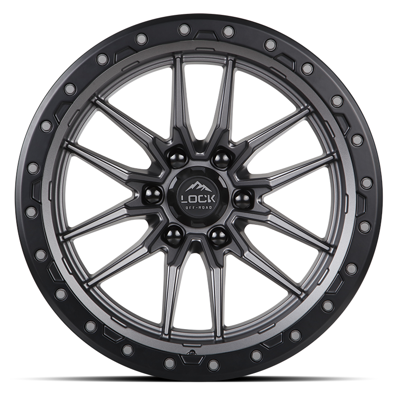 Lock Off-Road Krawler Wheel (Matte Grey)