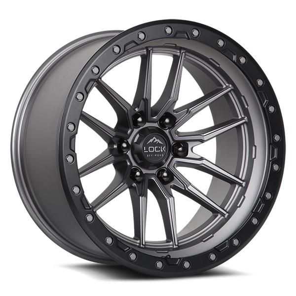 Lock Off-Road Krawler Wheel (Matte Grey)
