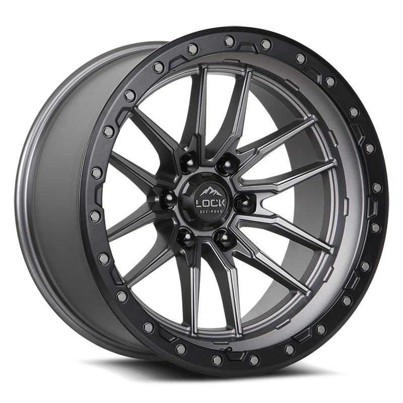 Lock Off-Road Krawler Wheel (Matte Grey)