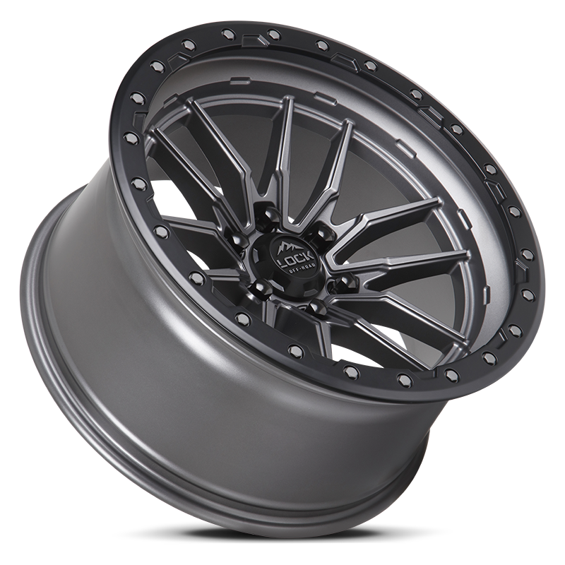 Lock Off-Road Krawler Wheel (Matte Grey)