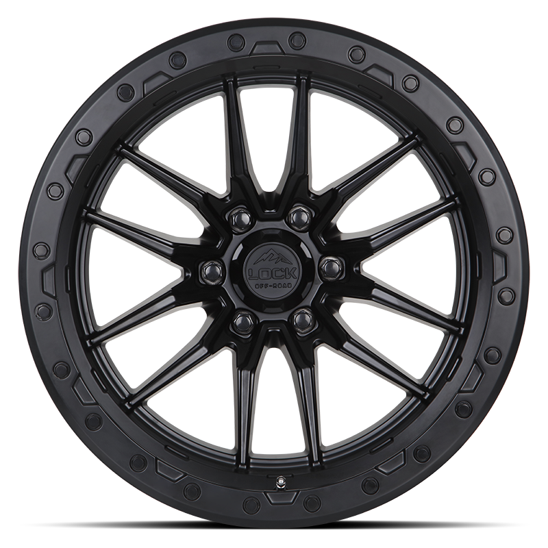 Lock Off-Road Krawler Wheel (Matte Black)