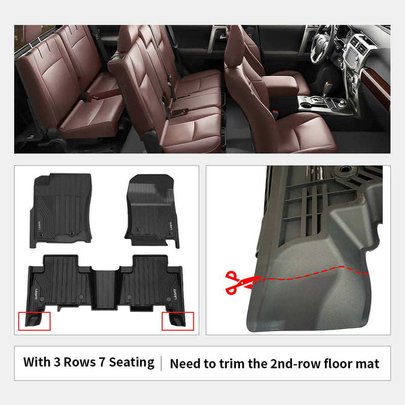 Lasfit Floor Mats for Toyota 4Runner (2014-2024)