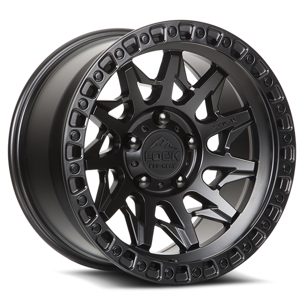 Lock Off-Road Lunatic Wheel (Matte Black)