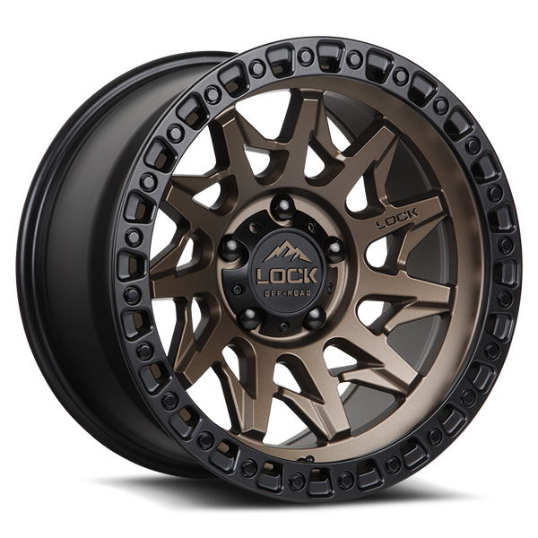 Lock Off-Road Lunatic Wheel (Matte Bronze)