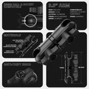 LINK™ Vent Mount Bracket With 20LITE Phone Holder | 2016-2023 Toyota Tacoma and 2014-2021 Toyota Tundra | Choose Your Arm Length - Aspire Auto Accessories