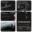 TRAXX™ - Slim Track Dash Bracket With Dual 20LITE Phone Mounts | 2016 - 2023 Toyota Tacoma - Aspire Auto Accessories