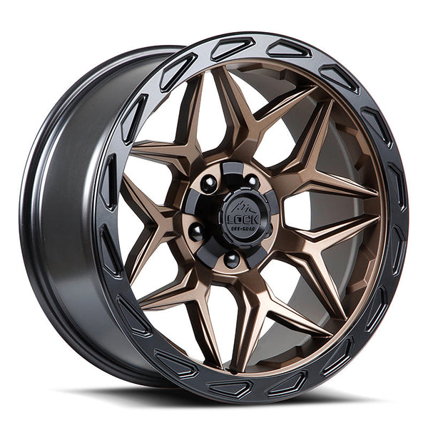 Lock Off-Road Matrix Wheel (Matte Bronze)