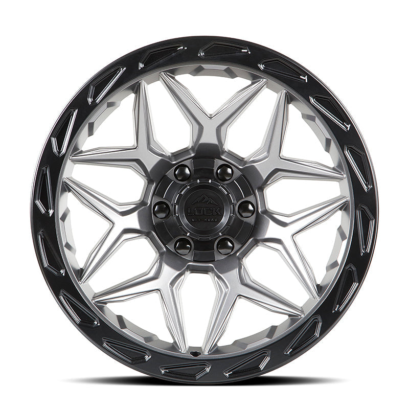 Lock Off-Road Matrix Wheel (Matte Grey)