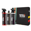 WASH&WHIPS MotoPro Motorcycle Detailing Kit - Bug Remover, Leather Care, Ceramic Spray - Aspire Auto Accessories