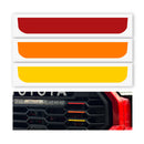 Heritage Grille Decals ( Red, Orange, Yellow) for 2023+ Sequoia - Aspire Auto Accessories