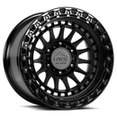 Lock Off-Road Mojave Wheels (Matte Black - Gloss Lip)