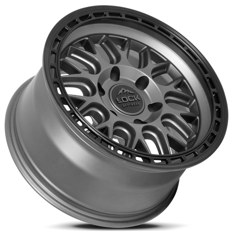 Lock Off-Road Onyx Wheel (Matte Grey)