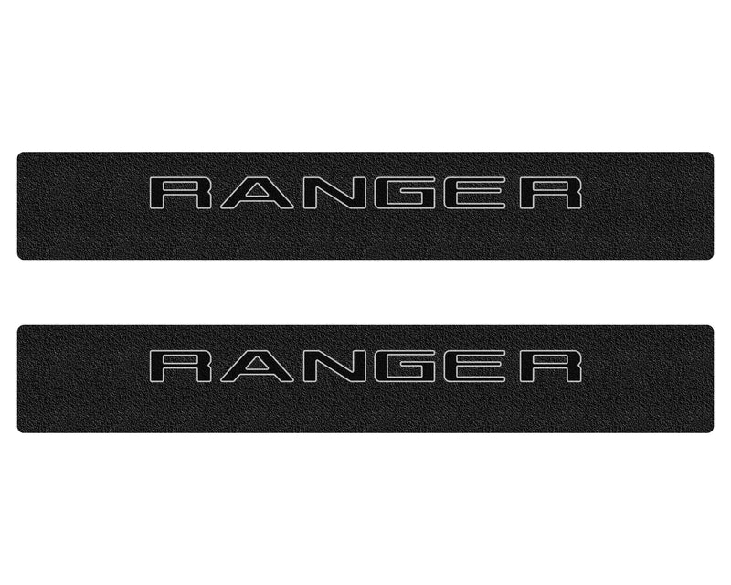 Tufskinz Textured Door Sill Protection Overlays for Ford Ranger (2019-2023)