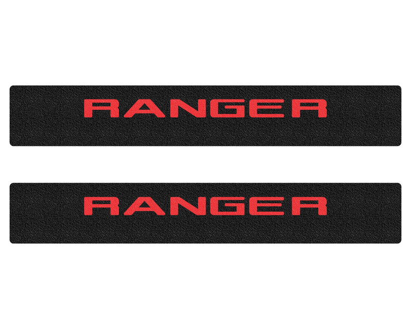 Tufskinz Textured Door Sill Protection Overlays for Ford Ranger (2019-2023)