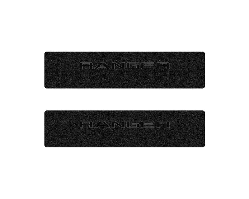 Tufskinz Textured Door Sill Protection Overlays for Ford Ranger (2019-2023)