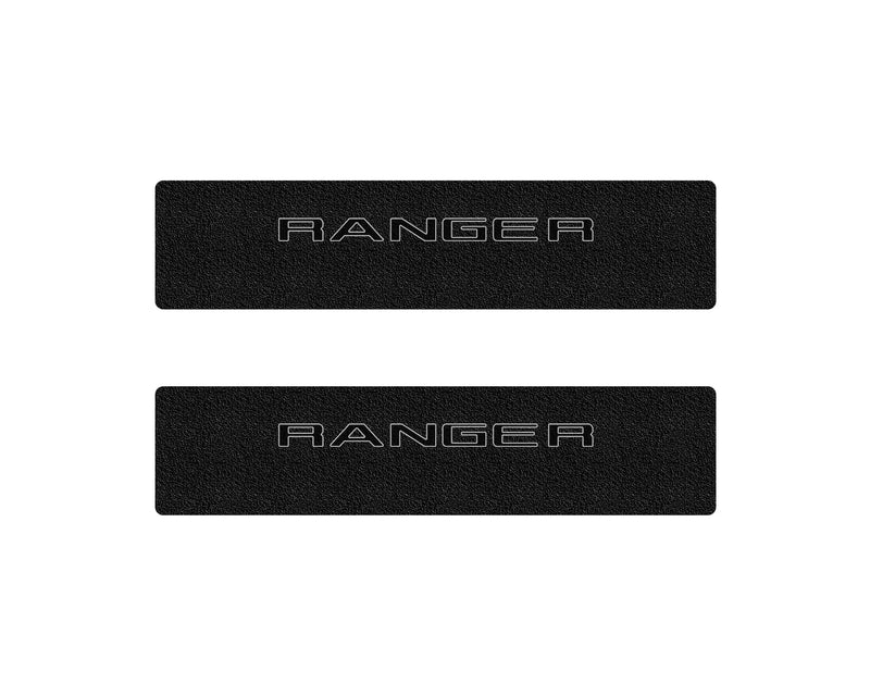 Tufskinz Textured Door Sill Protection Overlays for Ford Ranger (2019-2023)