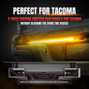 OPT7 Redline Parlux Triple Row LED Tailgate Light Bar with Reverse Light, Brake Light, & Sequential Turn Signals for Tacoma (2005-2023) - Aspire Auto Accessories