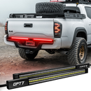 OPT7 Redline Parlux Triple Row LED Tailgate Light Bar with Reverse Light, Brake Light, & Sequential Turn Signals for Tacoma (2005-2023) - Aspire Auto Accessories